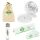 Weedness Grinder Plastik 2-teilig 50 mm 5-teiliges Set