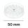 Weedness 2-Piece Plastic Grinder 50mm - 3-Piece Set