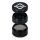 Black 2-Piece Metal Grinder in 4-Piece Set
