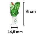 Crocodile 4-Piece Glass Bong Bowl Set with 14.5 mm Joint