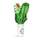 Bong Glas Kopf 18,8 mm Schliff Krokodil 3-teiliges Set