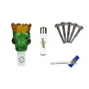 Bong glass head crown in 4-piece set