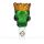Bong Glas Kopf 14,5 mm Schliff Kopf mit Krone 4-teiliges Set