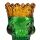 Bong Glas Kopf 14,5 mm Schliff Kopf mit Krone 4-teiliges Set