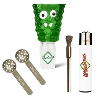 Glass Bowl 14.5 mm Joint Face 4-Piece Set