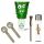 Glass Bowl 14.5 mm Joint Face 4-Piece Set