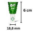 Bong Glas Kopf 18,8 mm Schliff Face 3-teiliges Set