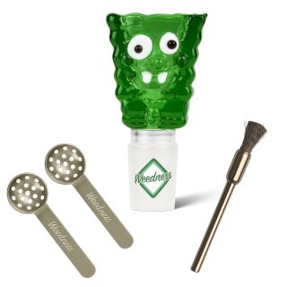 Bong Glas Kopf 14,5 mm Schliff Face 3-teiliges Set