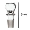 Bong Glas Kopf 18,8 mm Schliff Kugli 4-teiliges Set