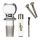 Bong Glas Kopf 18,8 mm Schliff Kugli 4-teiliges Set