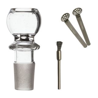 Bong Glas Kopf 18,8 mm Schliff Kugli 3-teiliges Set