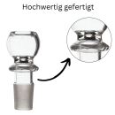 Bong Glas Kopf 18,8 mm Schliff Kugli 3-teiliges Set