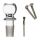 Bong Glas Kopf 18,8 mm Schliff Kugli 3-teiliges Set