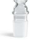 Bong Glas Kopf 18,8 mm mit schwarzem Rand 4-teiliges Set