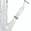 18.8 mm Glass Bowl with Green Rim - 3-Piece Set