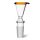 Bong Glas Kopf 18,8 mm mit Gelbem Rand 4-teiliges Set
