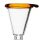 Bong Glas Kopf 18,8 mm mit Gelbem Rand 4-teiliges Set