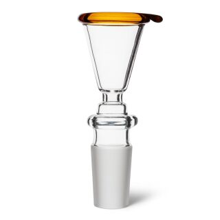 Glass Bowl 18.8 mm with Yellow Rim