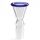 4-Piece Glass Bong Bowl Set with Blue Rim, 18.8 mm