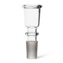 Bong Glas Kopf 14,5 mm Schliff Zylindi 3-teiliges Set