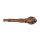 Wooden pipe brown 10 cm