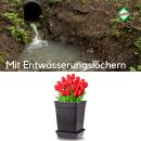 Blumentopf Untersetzer Eckig 21 x 21 x 4,5 cm
