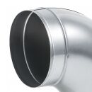 Winkel-Stück 160 mm Metall – Lüftung Winkelverbinder