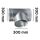 T-Piece 300 mm Metal – Ventilation T-Connector