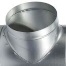 T-Piece 250 mm Metal – Ventilation T-Connector