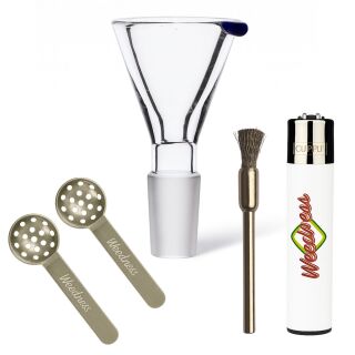 Bong-Glas-Kopf 18,8 mm Schliff Heavy S 4-teiliges Set