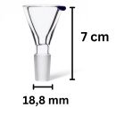 Bong-Glas-Kopf 18,8 mm Schliff Heavy S 4-teiliges Set