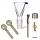 Bong-Glas-Kopf 18,8 mm Schliff Heavy S 4-teiliges Set