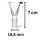 Bong-Glas-Kopf 18,8 mm Schliff Heavy S 4-teiliges Set