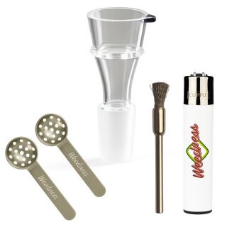 4-Piece Bong Glass Bowl Set with 18.8mm Joint