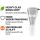 4-Piece Bong Glass Bowl Set with 18.8mm Joint