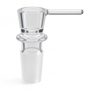 Bong Glas Kopf 14,5 mm Schliff mit Griff