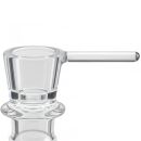 Bong Glas Kopf 14,5 mm Schliff mit Griff