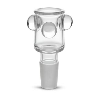 Bong Glas Kopf 14,5 mm Schliff Noppen