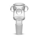 Bong Glas Kopf 14,5 mm Schliff Noppen