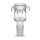Bong Glas Kopf 14,5 mm Schliff Noppen 3-teiliges Set