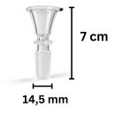 Big Funnel Glass Bowl 14.5 mm Joint