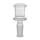 Bong Glas Kopf 14,5 mm Schliff Zylinder Heavy 3-teiliges Set