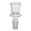4-Piece Heavy Glass Bong Set with 14.5mm Joint - Cylinder...