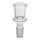 Bong Glas Kopf 14,5 mm Schliff Zylinder Heavy 4-teiliges Set