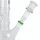 Bong Glas Kopf 14,5 mm Schliff Zylinder Heavy 4-teiliges Set