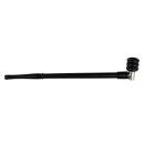 Metall-Gandalf-Pfeife Schwarz 20 cm – Lange...