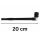 Metal Gandalf Pipe Black 20 cm 3-Piece Set – Long Metal Pipe Set