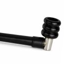 Metall-Gandalf-Pfeife Schwarz 20 cm 4-teiliges Set – Lange Metallpfeife Set