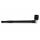 Metall-Gandalf-Pfeife Schwarz 20 cm 4-teiliges Set – Lange Metallpfeife Set