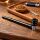 Metall-Gandalf-Pfeife Schwarz 20 cm 4-teiliges Set – Lange Metallpfeife Set